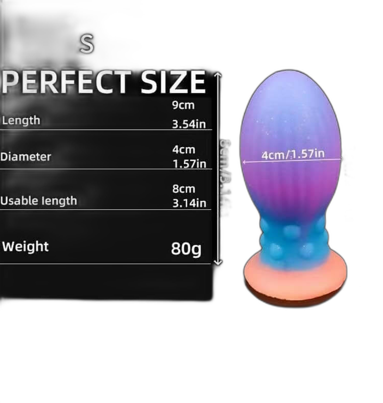 GlowPlug – Silicone Glow-in-the-Dark Anal Plug