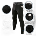 Mens Sports Thermal Leggings Compression Base Layer Tights