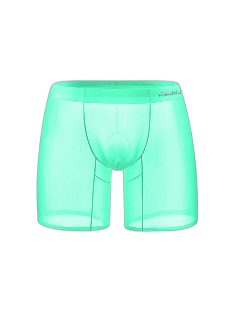 2 Pack Men's Ultra-Thin Breathable Semi-Transparent Pouch Midway Briefs