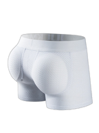 Sponge Cushion Mesh Buttock Boxer Briefs
