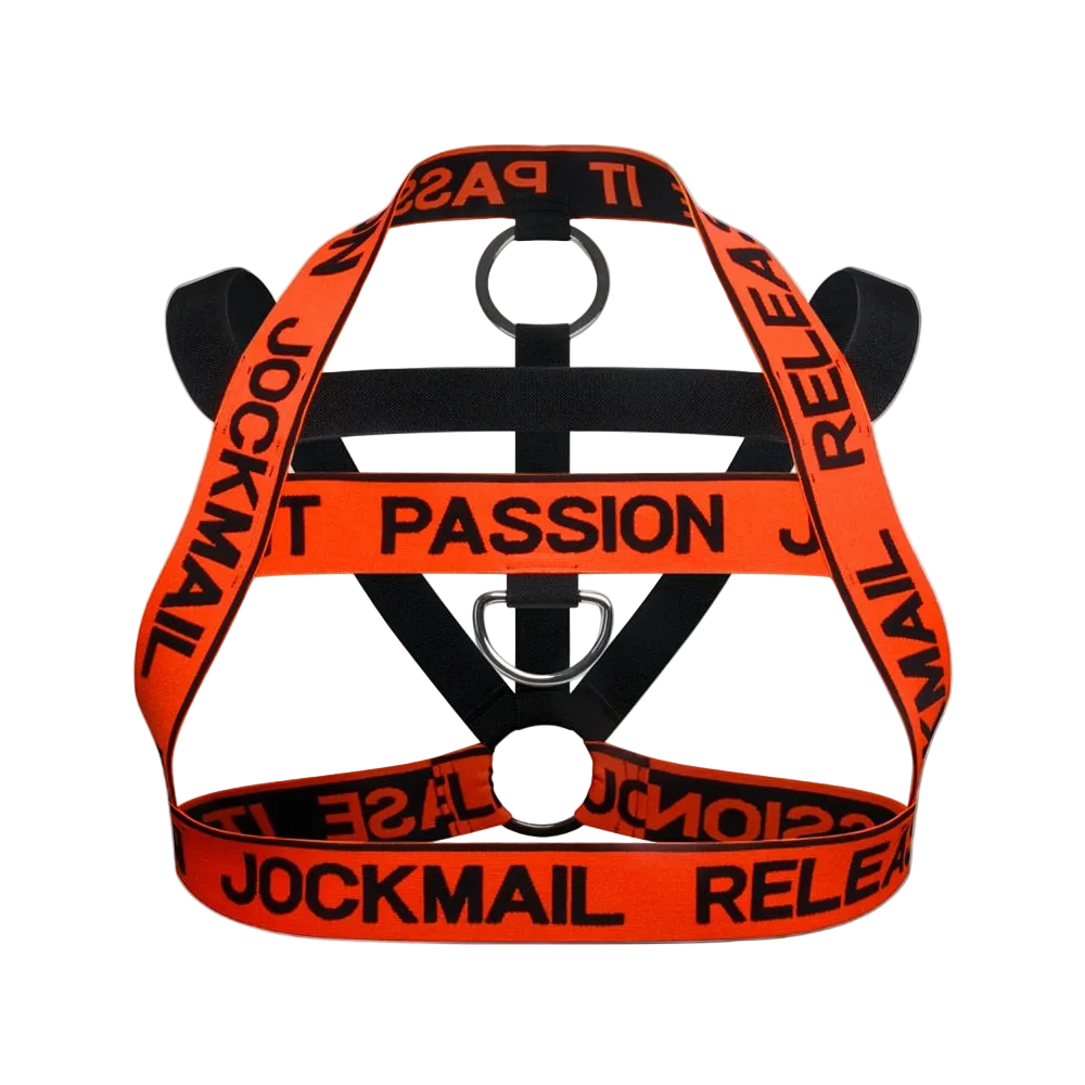 Jockmail Neon Release It Passion Elastic Chest Harness