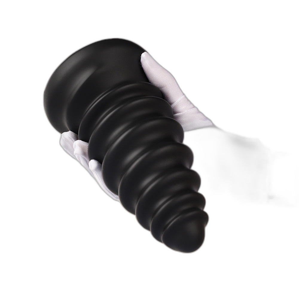 Milo - Ribbed Butt Plug - Soft Anal Dilator - Huge Anal Toy - Anal Sex Toy