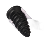 Milo - Ribbed Butt Plug - Soft Anal Dilator - Huge Anal Toy - Anal Sex Toy