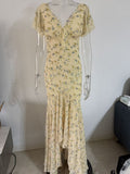V-neck Long Flowing Maxi Dress For Women