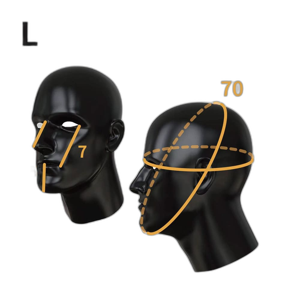 THE RUBBER WARDER Anatomical Latex Mask
