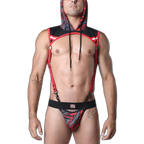 Cell Block 13 Kennel Club Lightning Hoodie Harness | Red