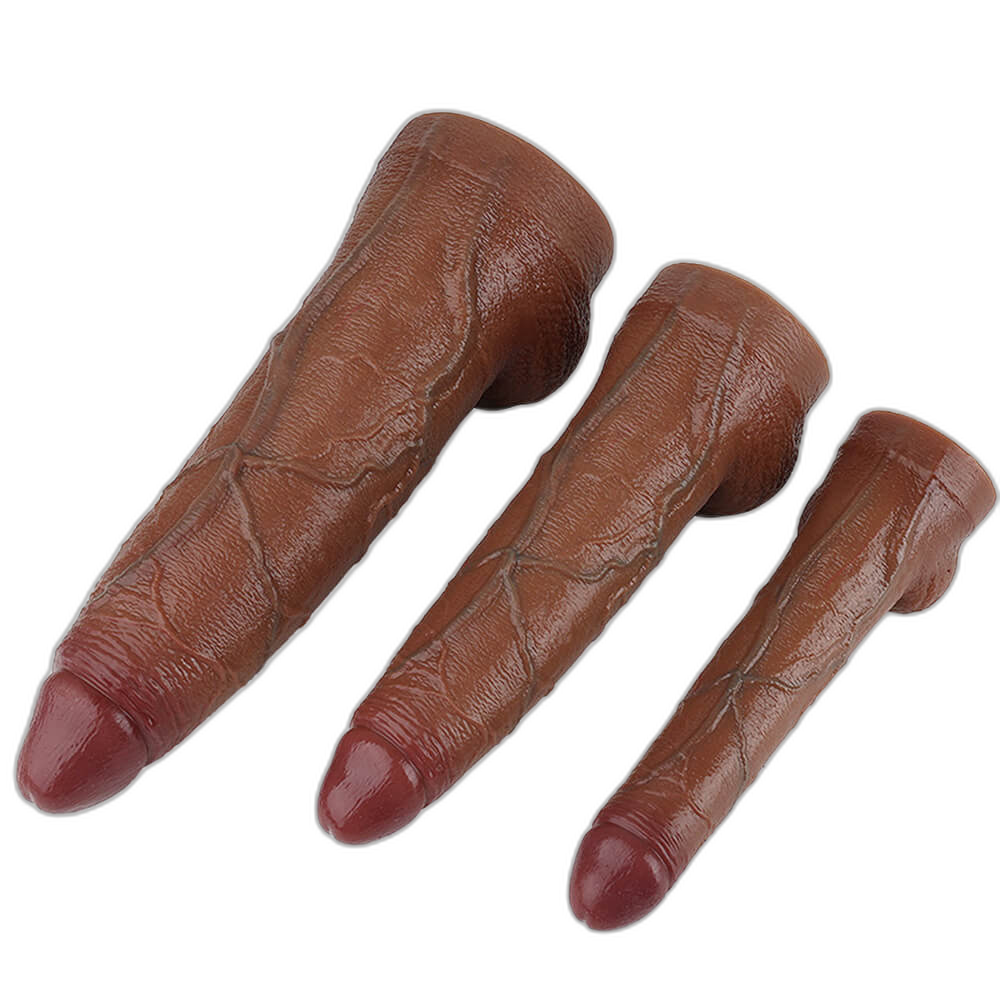Yiren - Realistic Brown Dildo - Dual Density Dildo