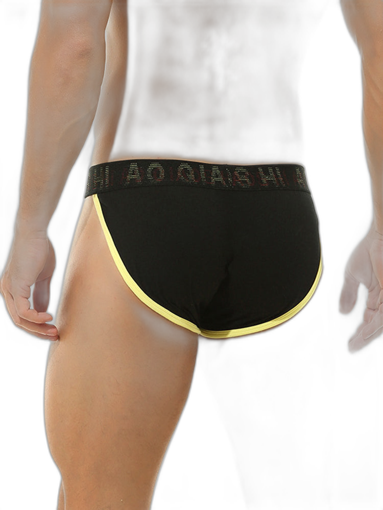 3 Pack Men's Large Pouch Button Waistband Briefs