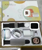 X8X9X10 Smart Watch Wireless Power Bank Bluetooth Headset Charging Plug Six-piece Double Strap