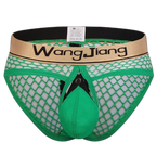 Mens Sexy Mesh Breathable U Convex Pouch Briefs