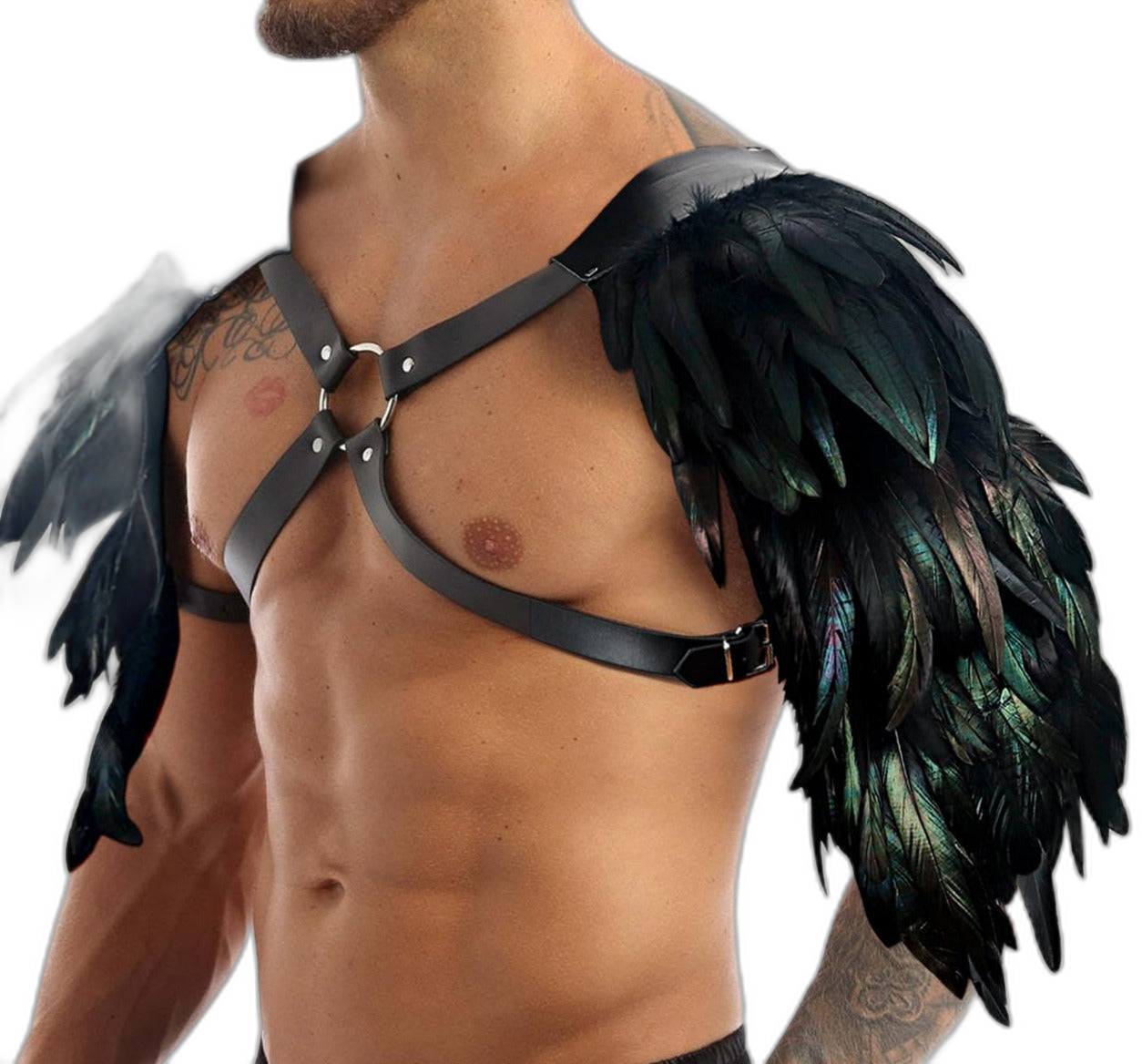 Dark Angel Feather Shoulder Harness