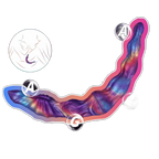Axel - Dual Heads Knotted Dildo - Silicone Sex Toy