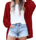 Long-sleeved Lightweight Loose Cardigan Sweater