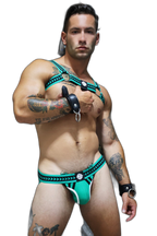 Breedwell Daddys Favourite Bulldog Harness Green