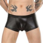 Open-Back Leather Boxer Briefs