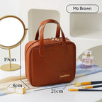 PU Large Capacity Travel Make Up Storage Organizer Makeup Pouch Cosmetic Bag Shell Bags