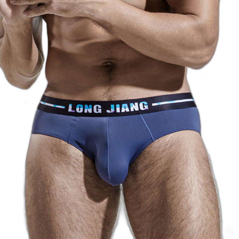 Mens Ice Silk Quick-drying Briefs
