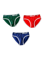 3 Pack Men's Low-Rise Cotton Briefs