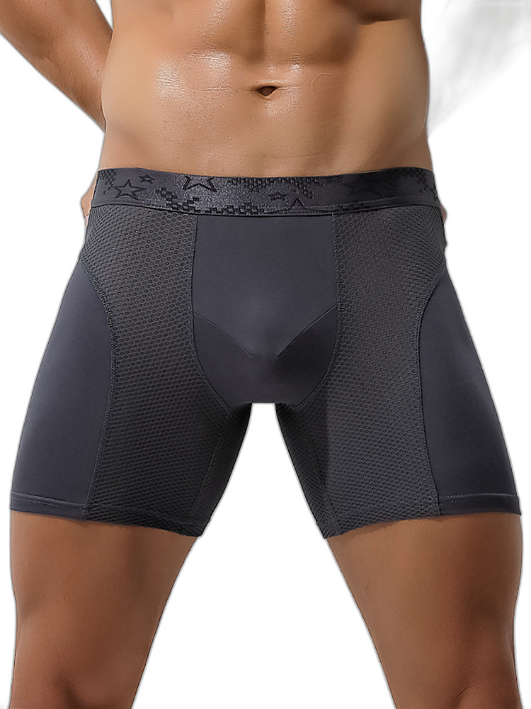 3 Pack Breathable Antibacterial Mesh Boxers Briefs