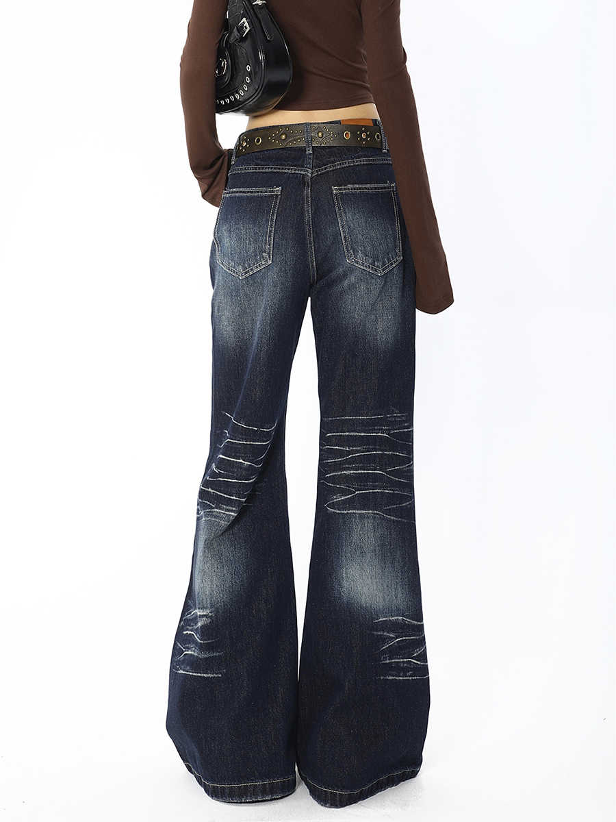 Retro Design Relaxed Micro-pants