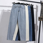 Women's High-waist Straight-leg Cropped Jeans