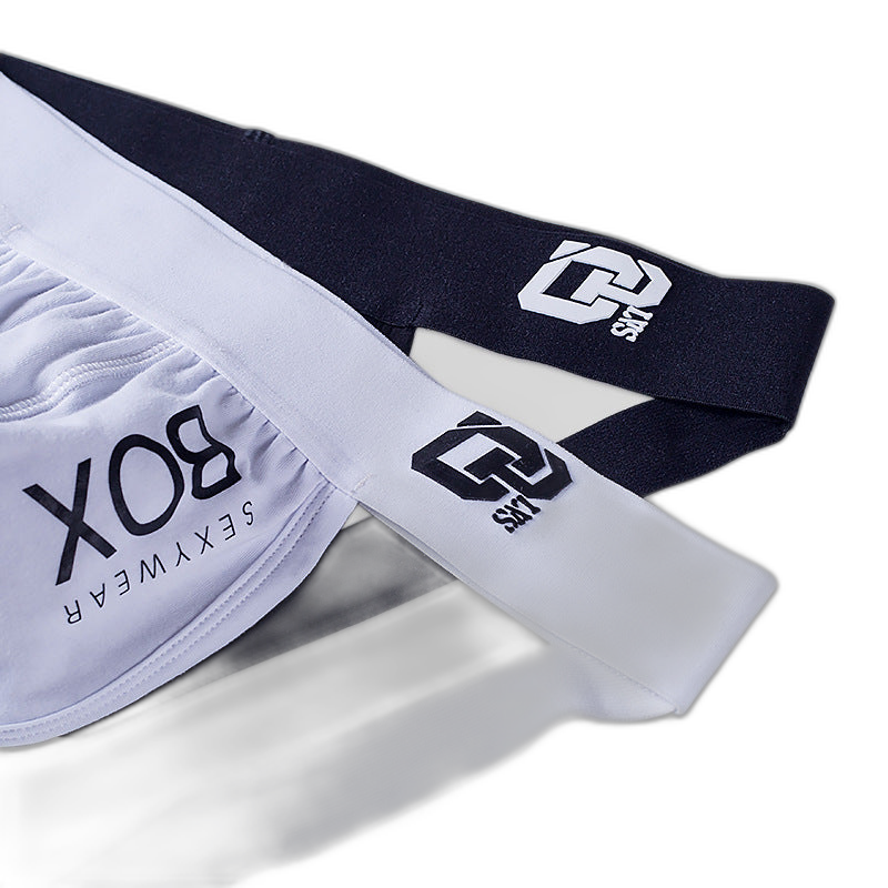 Men's Sexy Cotton Solid Thongs
