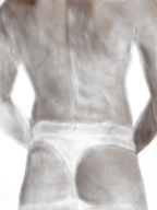 4 Pack Men's Low-Rise Stretchy U-Pouch Thongs