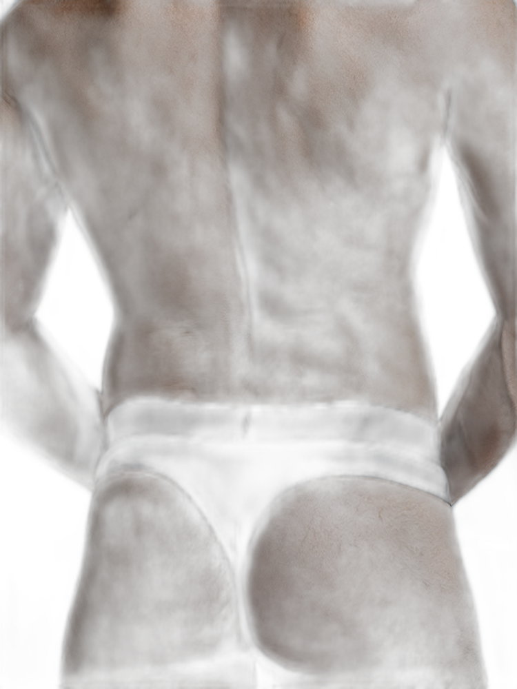 4 Pack Men's Low-Rise Stretchy U-Pouch Thongs