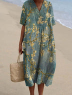 Women's Comfortable Loose Printed Long Dress