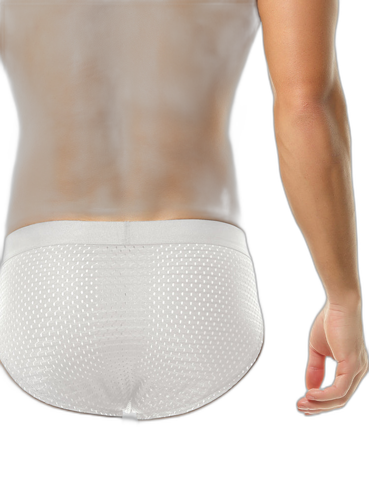 5 Pack Men’s Breathable Briefs In Mesh