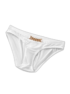 2 Pack Men's U-Pouch Design Metal-Clasp Thin Briefs