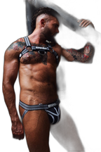 Breedwell Hybred Body Harness Heather Grey