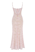 Sexy Flowers Lace Suspender Dress Summer Fashion Slim Back Lace-up Long Dresses Party Evening Club Clothing For Women