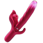 Aria - 3-in-1 Thrusting Dildo Vibrator - G-Spot, Clitoral & Anal Pleasure