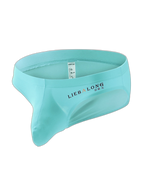 3 Packs of Men's Ice Silk Seamless Convex Pouch Briefs