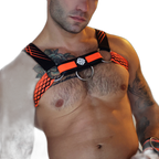 Breedwell Revolution Bulldog Harness Neon Orange