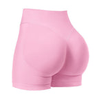High Waist Yoga Shorts Tight Hip Raise Seamless Quick-drying Pants For Sports Fitness