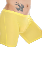 Men's Breathable Silky Seamless Boxer Briefs