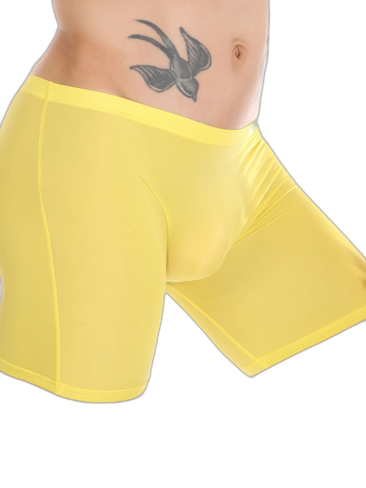 Men's Breathable Silky Seamless Boxer Briefs