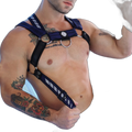 Breedwell Mister Luxe Body Harness Navy