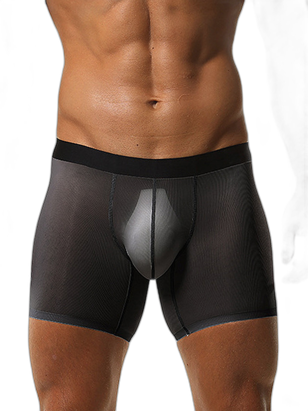 2 Pack Men’s Breathable Athletic Mesh Boxer Briefs