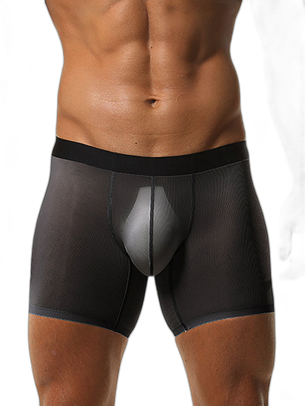 2 Pack Men’s Breathable Athletic Mesh Boxer Briefs