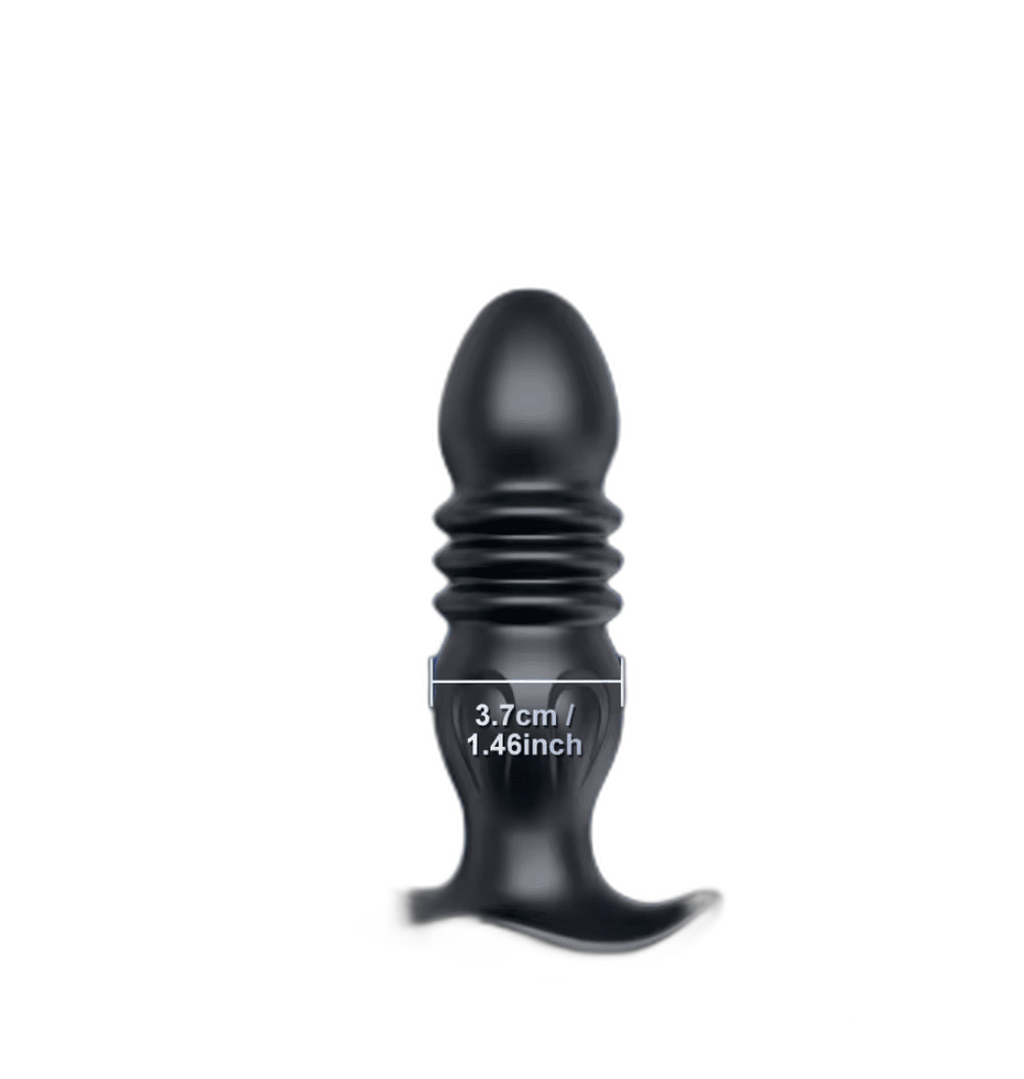 Thrusting Anal Plug with Cock Ring