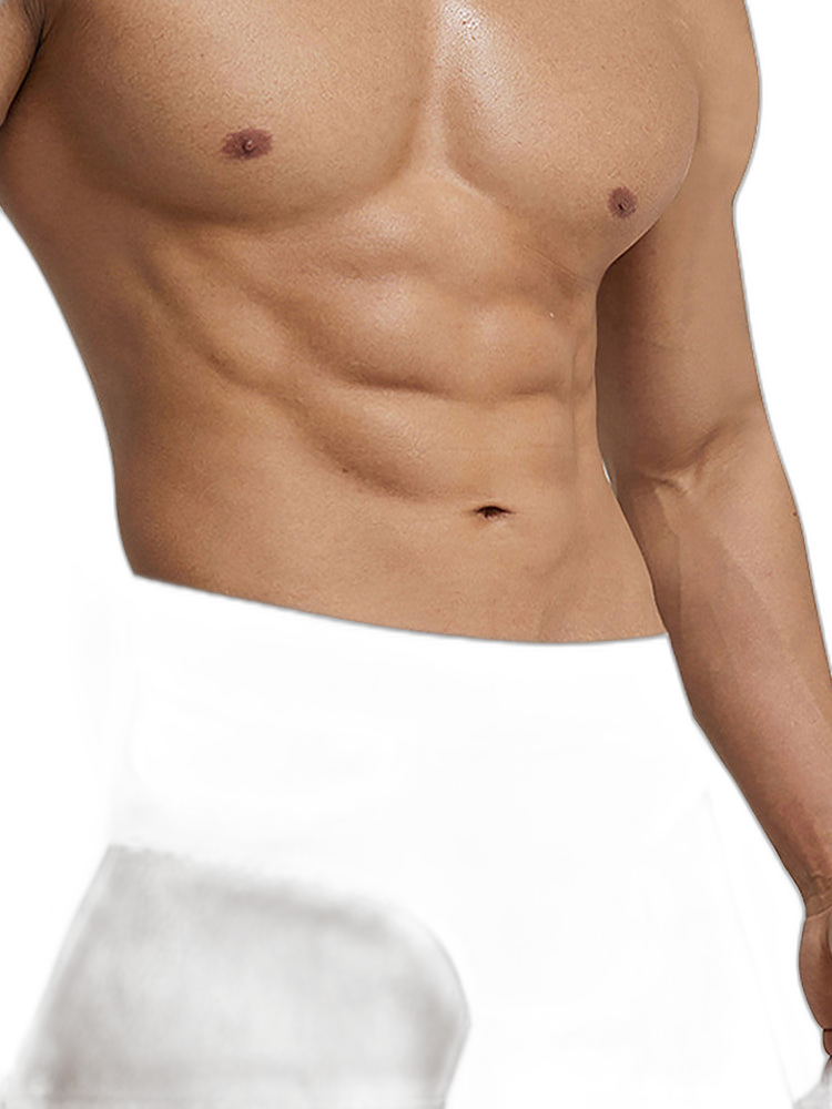 Men’s Ribbed Cutout Stretch Cotton Briefs