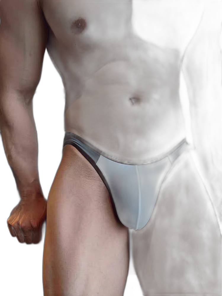 Men's Thin Low-rise Breathable Large Pouch Briefs