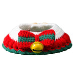 Christmas Pet Woven Milk Cotton Hand Knitting Yarn Collar