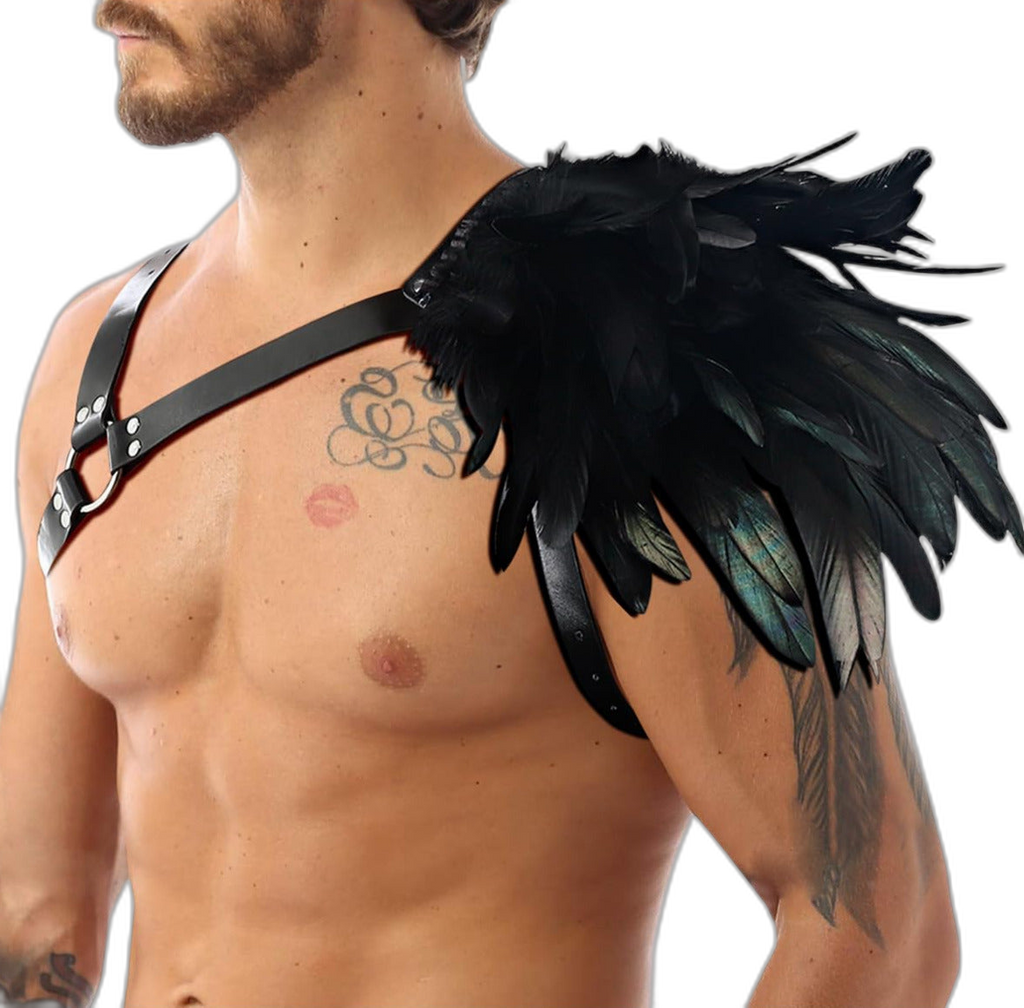 Dark Angel Feather Shoulder Harness