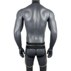 Full Body Elastic Harness with Chains & Jockstrap