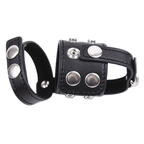 Leather Strap Chastity Cage