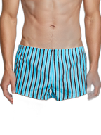 Men's Color Stripes Boxers With Fly